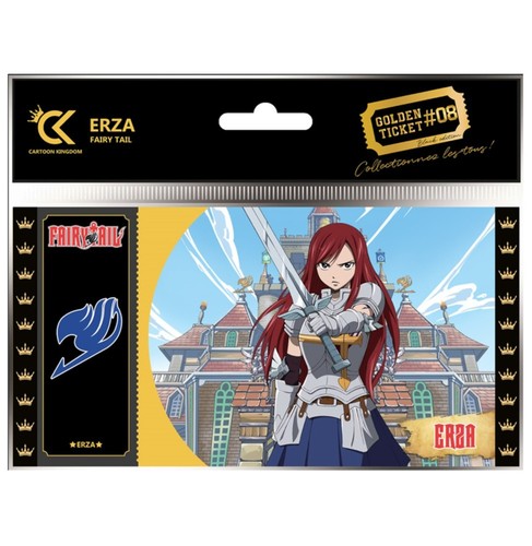 Black ticket fairy tail erza - fairy,
