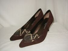 STEPHANE KELIAN Escarpins 2 1/2 (P.35) Neufs Daim marron