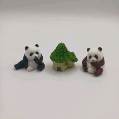 Lot figurines panda kawaii - figurines,