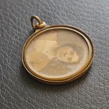 Médaillon porte photo vintage