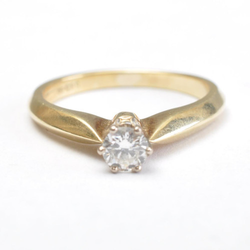 Bague solitaire diamant - bague,