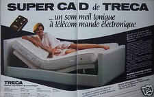 PUBLICITÉ 1988 MATELAS SUPER CAD DE TRÉCA UN SOMMEIL TONIQUE - ADVERTISING