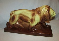 STATUE LION ART DECO ANCIENNE