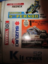 6 AUTOCOLLANTS MOTO