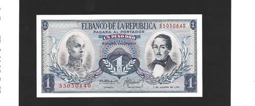 Billet banque colombie - banque, 1