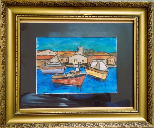 Pierre ambrogiani scène port - ambrogiani,