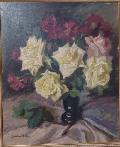 Tableau ancien huile - tableau,