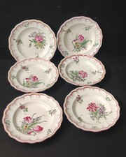 6 ASSIETTE CREUSE FAIENCE KG