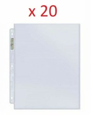 20 feuilles Ultra Pro Platinum