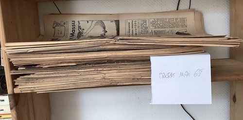 Mai 1968 lot 130 journaux - lot, de