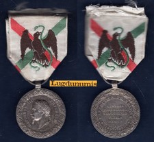 Médaille Expédition du Mexique Second Empire Napoléon III 1862 - 1863 Argent