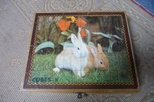 1  jeu de  30  cubes  enfants  ancien Animaux De la Ferme