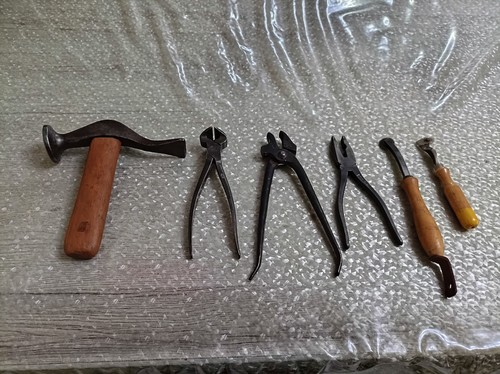 Lot outils cordonnier - lot, d'outils