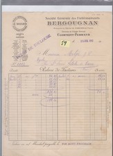Une facture courrier - une,