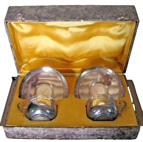 Paire tasses métal - tasses,