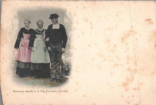 Cpa nouveaux mariés - cpa, et