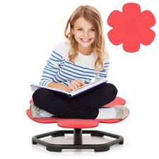 Chaise Pivotante Sensorielle pour Enfants Chaise Tournante Pétale à 360° avec B