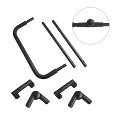 Bar de poussée pratique pour chariot pliant épicerie pour enfants montage rapi