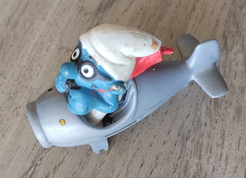 Figurine schtroumpf pilote - figurine,