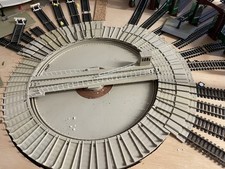 Pont tournant motorisé Jouef entièrement refait lire description 02