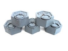 = lot de 5 poids de 1 kg,  pour  balance ROBERVAL