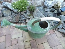 Ancien arrosoir en zinc,galva,jardin,fleurs,décoration