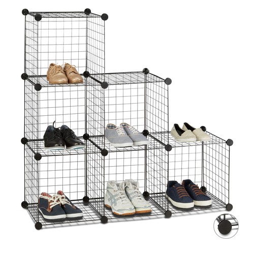 Système étagère grille - système, en