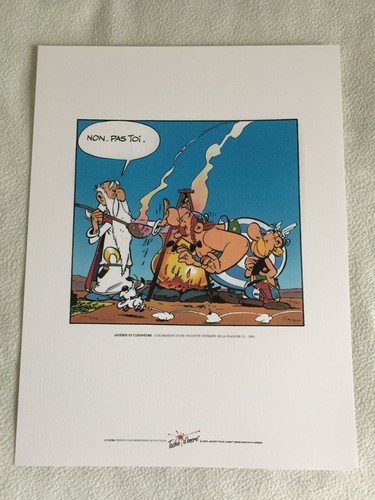 Sérigraphie astérix - sérigraphie, et