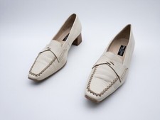 Paul Green Escarpins Femmes Talon Schuh Chaussure Cuir Beige Taille 40 Eu Art