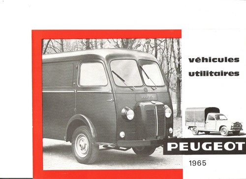Peugeot utilitaires 1965 - utilitaires,