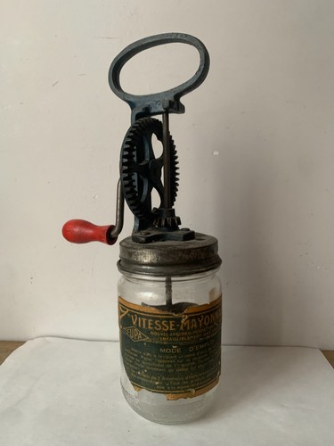 Ancien bocal batteur - bocal,