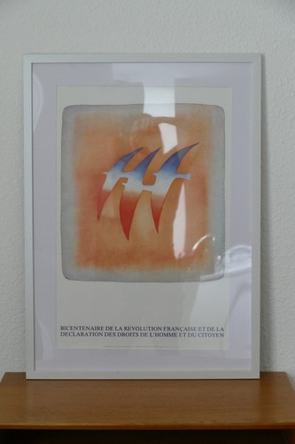 Affiche folon encadrée - folon,