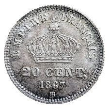 20 centimes Napoléon III