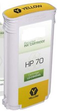 CARTOUCHE HP 70 C9454A JAUNE COMPATIBLE POUR HP DESIGNJET Z2100 Z3100 Z3200 Z52