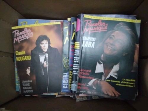 Lot revues paroles et - lot,