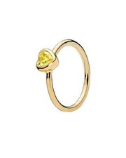 PANDORA 18K OVER SILVER CZ