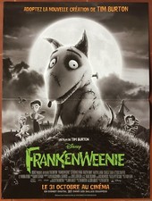 Affiche FRANKENWEENIE Film Animation TIM BURTON 40x60cm 