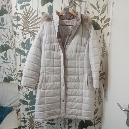 Doudoune manteau femme beige