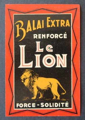 Ancienne étiquette balai - ancienne,