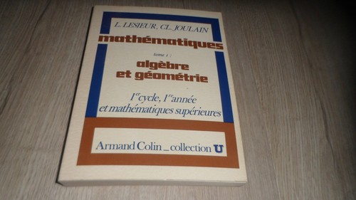 Mathematique tome algebre - mathematique, 1