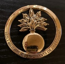 Insigne de béret EMAC - École Militaire des Aspirants de Coëtquidan