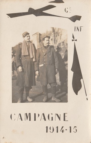 Cpa carte photo soldats - carte, du
