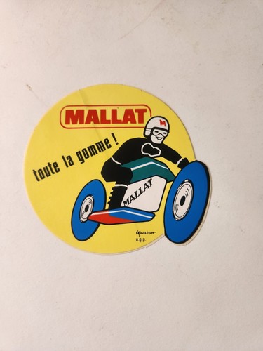 Autocollant moto gomme - moto,