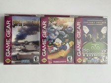 Lot 3 Jeux Game Gear DEEP DUCK