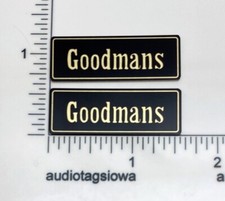 Goodmans Speakers Badge Logo