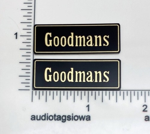 Goodmans speakers badge logo - speakers,