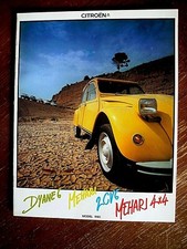 CATALOGUE CITROEN 1980 > 2CV6 - DYANE6 - MEHARI 4x4 - 20 pages en TRES BON ETAT 