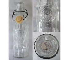 BOUTEILLE DE LAIT EN VERRE BLANC  - 1 PINTE - USA - ANCIEN _ VINTAGE