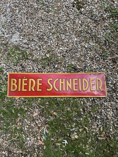 Plaque bière schneider - plaque,