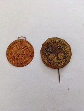 2 medailles En Tôle Pour